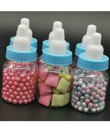 Jessica welcomes you Bottles with Removable Blue Tops for Baby Showers  Parties  and Favors (24 Blue) - Buy Online on GoSupps.com