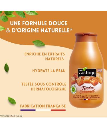 Cottage Douche Lait Hydratante Tendre Caramel 97 % d Ingr dients d Origine Naturelle 250 ml 250 ml (Lot de 1) - Buy Online on GoSupps.com