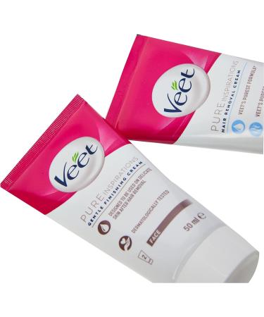 Shop Veet Face Cream Kit Sensitive (2x50ml) - Perfect for Smooth Skin | Buy Internationally - Buy Online on GoSupps.com