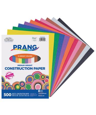 Prang (Formerly SunWorks) Construction Paper White 9 x 12 50 Sheets White  50-Count