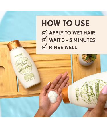 Aveeno Strength & Length Plant Protein Blend Conditioner Vegan Formula for Strong Healthy-Looking Hair 354 mL - Buy Online on GoSupps.com