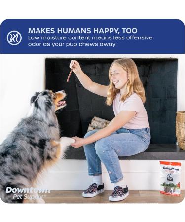 Downtown Pet Supply 12 inch (30 CM) Junior Thin USA Bully Sticks for Dogs (Bulk Bags by Weight) Made in USA - Odorless All Natural Dog Dental Chew Treats (12 Inch 2250g) 12" 1 count (Pack of 1) - Buy Online on GoSupps.com