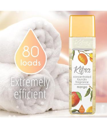 KIFRA Mango Concentrated Laundry Fragrance 200ml - Long-lasting Scent for 80 Washes - Buy Online on GoSupps.com
