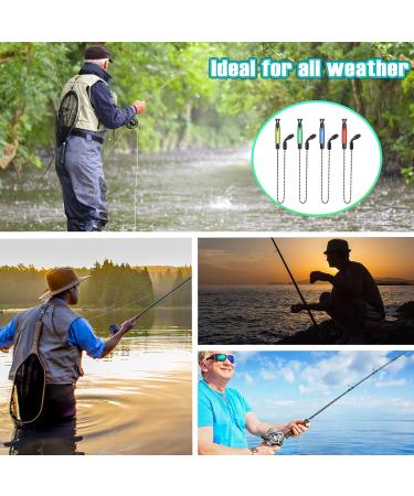 Fentar Swinger Bite Dough - 4 Pack Fishing Indicators for Carp - Night Fishing Essentials (Red Yellow Blue Green) - Buy Online on GoSupps.com