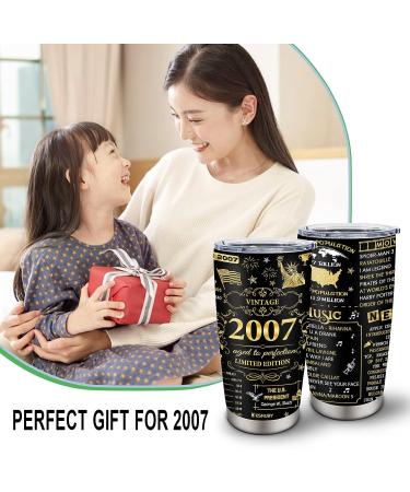 Sweet 16 Gifts for Boys - Yesruby 20oz Tumbler | 16th Birthday Decorations & 2007 Birthday Gifts - Buy Online on GoSupps.com