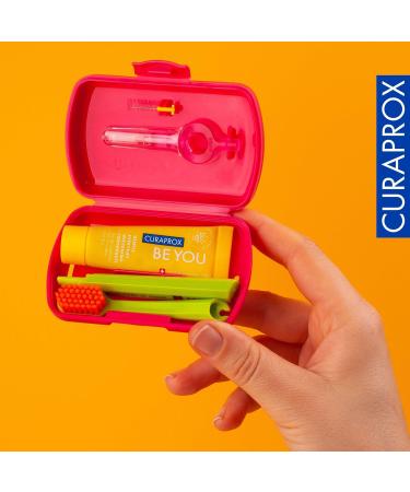 Curaprox Travel Set: CS 5460 Toothbrush 'Be You' Toothpaste & Interdental Brushes - Compact Oral Care for On-the-Go - Buy Online on GoSupps.com