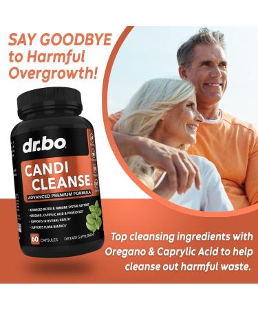 Activated Charcoal & Candi Cleanse Support - Organic Coconut Charcoal Pills & Anti Overgrowth Pills for Stomach Gas and Bloating for Men Women Kids - Oral Herbal Oregano & Caprylic Acid Capsules - Buy Online on GoSupps.com