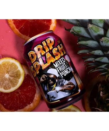 Drip Splash Mixed Fruit Punch Vitamin Packed Nootropic Drink Brain Booster 12 pack - 330ml - Buy Online on GoSupps.com