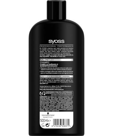 SYOSS salonplex shampoo - 3 X 500 ML - Buy Online on GoSupps.com