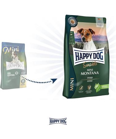 Happy Dog Sensible Mini Montana 4 kg | Premium Dog Food for Small Breeds | International Shipping Available - Buy Online on GoSupps.com
