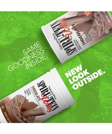 Buy Natures Plus SPIRU-TEIN WHEY Chocolate Shake - 1 lb Whey Protein Powder Spirulina Vitamins & Minerals Gluten Free - 14 Servings International Shipping Available - Buy Online on GoSupps.com