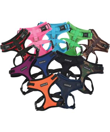 Puppia RiteFit Harness Medium Red - Comfortable and Adjustable - Buy Online on GoSupps.com