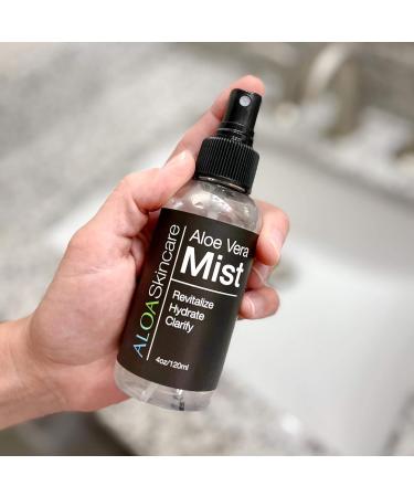 ALOA Skincare Aloe Mist - Organic 4oz Face Spray for Clear Skin | International Shipping Available - Buy Online on GoSupps.com