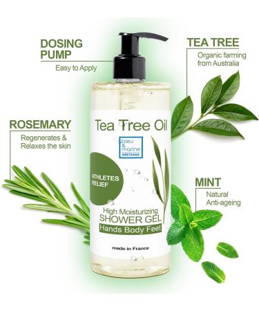 Made in France Shower gel bath soap and shampoo body face and hair Combats body odor Purifies detoxifies and deeply cleanses the skin 3 x 200 ml - Buy Online on GoSupps.com