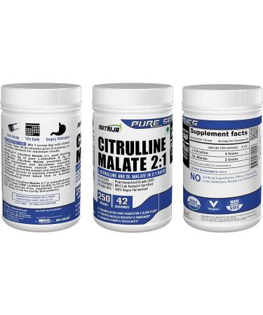 NutriJa Citrulline Malate 250g - Tangy Orange for Enhanced Performance | Buy Internationally - Buy Online on GoSupps.com