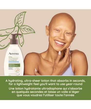 Aveeno Daily Moisturizing Lotion Sheer Hydration - Dry Skin- Colloidal Oatmeal - 354mL Sheer 354 ml (Pack of 1) - Buy Online on GoSupps.com
