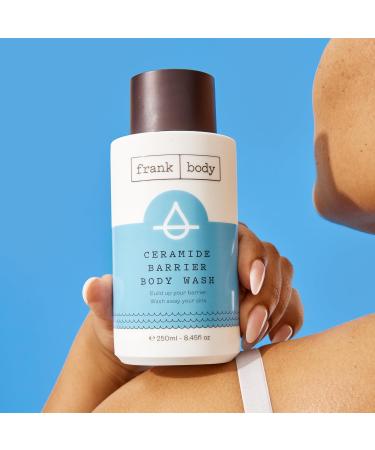 frank body Ceramide Barrier Body Wash | Deeply Hydrates & Soothes Dry Irritated Skin | With Ceramides Panthenol & Jojoba Oil | Vegan & Cruelty-Free | Peach Scent | 250ml/8.45 fl oz - Buy Online on GoSupps.com