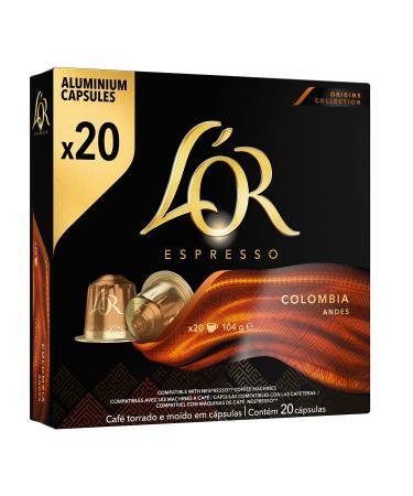 L'OR L'OR Espresso Coffee Capsules Colombia - 20 Nespresso Compatible Capsules