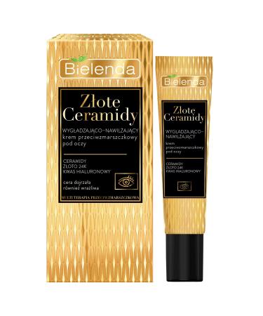 Bielenda Golden Ceramides Smoothing & Moisturising Anti-Wrinkle Eye Cream 15ml