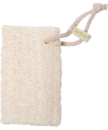 Organic Flat Loofah Sponge - Eco-Friendly Exfoliating Bath Sponge - Buy Online on GoSupps.com