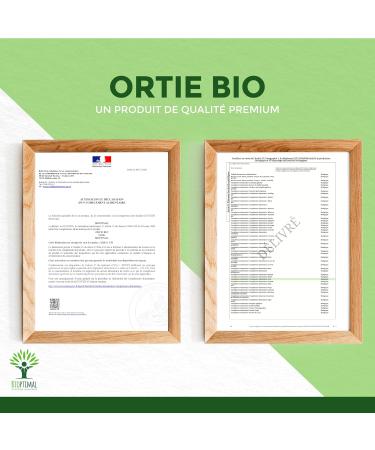 Ortie Bio - Bioptimal - Compl ment Alimentaire - Silicium Organique - Poudre de Feuille Ortie Pure - Articulation Peau Circulation - 250 mg/g lule - Cultiv en France - Certifi Ecocert - 60 g lules 60 unit (Lot de 1) - Buy Online on GoSupps.com