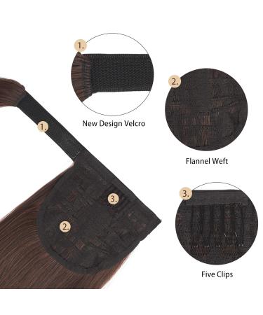 BARSDAR PERSE CHANGE 35 cm Short Straight Ponytail Hair Extension - Black 1B | Velcro Braid for Women - Buy Online on GoSupps.com