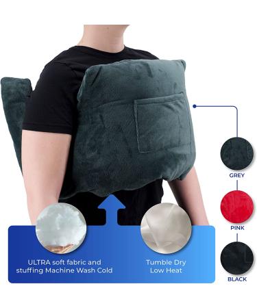 Mastectomy Pillow - Post Surgery Recovery Pillow for Breast & Heart Surgery - Ideal Gift for Surgery Recovery - Black - Buy Online on GoSupps.com