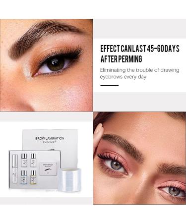 Eyebrow Lift Kit with Brow Lamination & Pomade - Long Lasting, Easy to Use | Salon Quality, Perfect for Fuller Brows | 8 Weeks Lasting Results - White - Buy Online on GoSupps.com