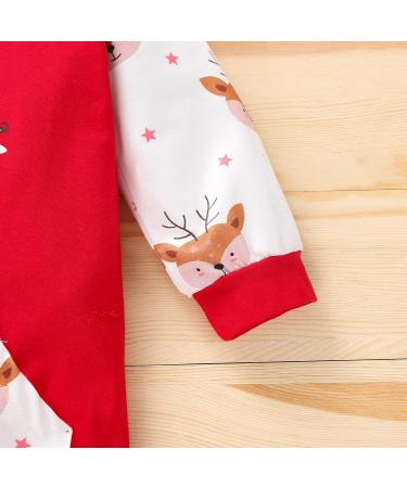 Loalirando Baby Christmas Romper Jumpsuit - My First Xmas Outfit for Newborn Toddler 3-6 Months - Red 58 - Buy Online on GoSupps.com