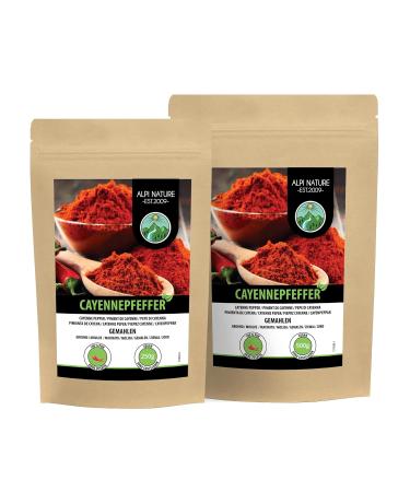 Buy 100% Natural Ground Cayenne Pepper Powder (250g) - Sharp & Additive-Free Spice for International Shipping - Buy Online on GoSupps.com