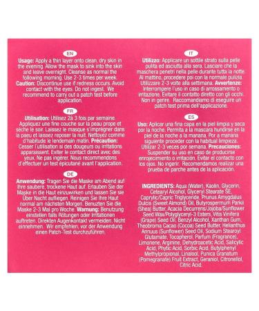 YUAKUOD 60 ml Sleep Mask - Pomegranate Superfood Regenerating | International Shipping Available - Buy Online on GoSupps.com