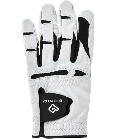 BIONIC Bionic Gloves Mens StableGrip Golf Glove White X-Large