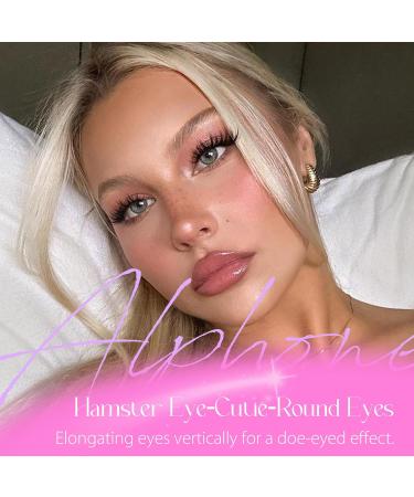 Buy Wispy Lash Clusters - 180 Pcs DIY Fluffy Eyelash Extensions for Natural Look - ALPHONSE A Manhua Eye - Buy Online on GoSupps.com