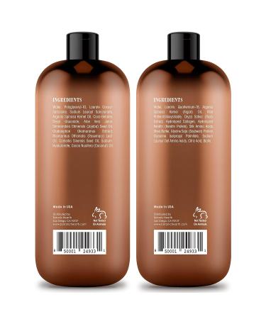 BOTANIC HEARTH Vegan Collagen Biotin Shampoo and Conditioner Set - With Keratin Restorative & Moisturizing Hair Loss and Thinning Hair Fights Hair Loss - Sulfate Free for Men and Women 16 fl oz each - Buy Online on GoSupps.com