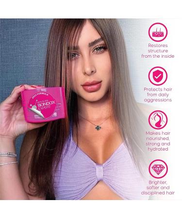 Brazilian Bondox Hair Treatment 8.8 oz Hair Mask | Formaldehyde-Free | Marine Collagen & Almond Oil | For All Hair Types | Results Last 1-3 Months - Buy Online on GoSupps.com