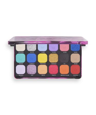 Makeup Revolution  Forever Flawless  Eyeshadow Palette  Good Vibes Hype  18 Shades  19.8g