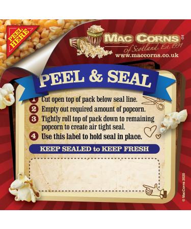 Mac-Corns 2 Bulk Packs Traditional Popcorn - 3kg Sweet & 2.1kg Salted - Re-sealable Bulk Packs - Buy Online on GoSupps.com