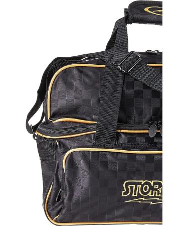 Storm 2 Ball Tote Deluxe - Black/Gold | Durable Bowling Bag - Buy Online on GoSupps.com