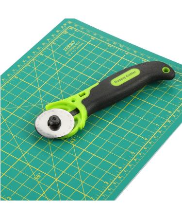 ZERRO Self Healing Rotary Cutting Mat - Professional 12x9 inch Double-Sided Non-Slip Mat for Quilting, Sewing, Crafts Projects - A4 Size - Buy Online on GoSupps.com