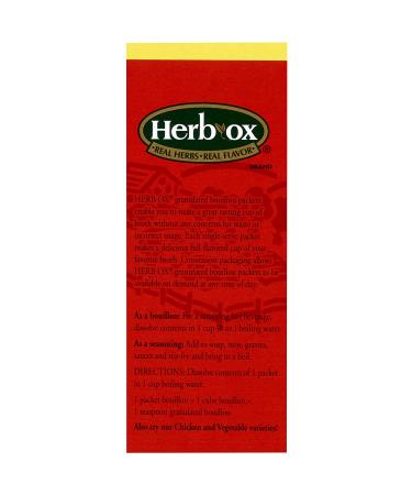Herb-Ox Sodium Free Bouillon Bundle Beef and Chicken  100 Total Packets 50 Count (Pack of 2) - Buy Online on GoSupps.com