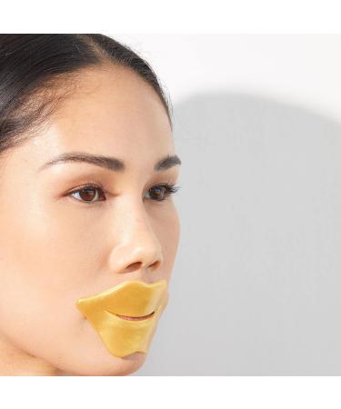 Buy Skin Gym Youth Haus Gold Lip Mask - Hydrating Anti-Aging Treatment with Hyaluronic Acid & Vitamin E - 1 Pack for Smoothing Lips - Buy Online on GoSupps.com