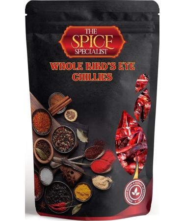 Whole Dried Bird's Eye Chillies 50g - Buy Online on GoSupps.com