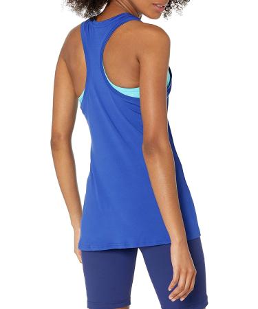 Amazon Essentials Women's Plus Size Tech Stretch Racerback Tank Top 2-Pack - Bright Blue/Black - Size Large - Buy Online on GoSupps.com