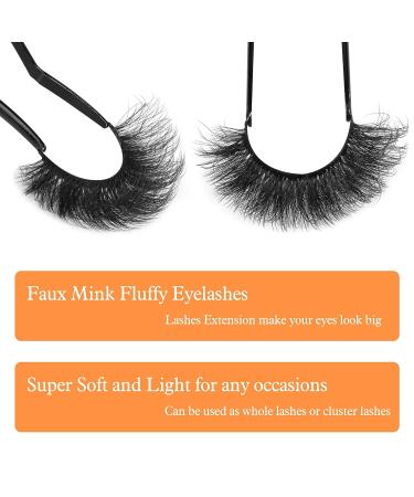 Winifred M02 3D Fluffy Mink Lashes - 18mm Full Volume False Eyelashes (5 Pairs) - Buy Online on GoSupps.com