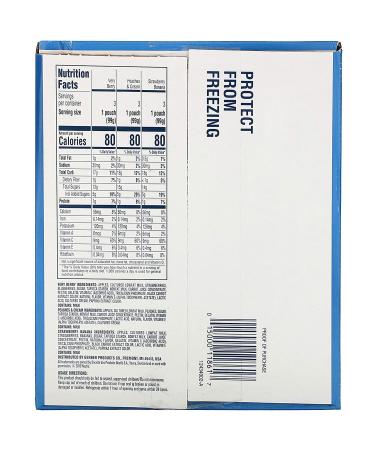 Gerber Fruit & Yogurt Variety Pack for 12+ Months - 9 Pouches (3.5 oz each) - Healthy Baby Snacks - Buy Online on GoSupps.com