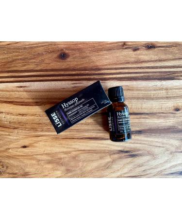 Hyssop 100% Pure Essential Oil - Batch Tested & Third Party Verified - Premium Quality (0.5 Fl Oz) - Buy Online on GoSupps.com