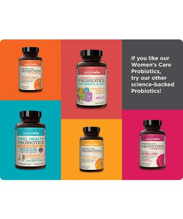 NatureWise Women's Care Time Release Probiotics - 40 Caplets for Digestive Health - Buy Online on GoSupps.com