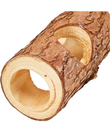TRIXIE Natural Living Tube Tunnel for Small Animals - 100% Natural Bark Wood 7 30 cm Eco-Friendly Pet Enrichment - Buy Online - Buy Online on GoSupps.com