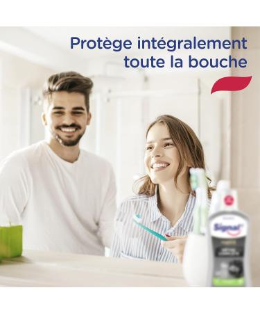 SIGNAL - Bain de Bouche Int gral 8 D tox Compl te - Infus au Charbon Actif - Enrichi en Zince Min ral pour une fficacit antibact rienne pendant 18h - Sans Alcool - 500ml (Lot de 2) - Buy Online on GoSupps.com