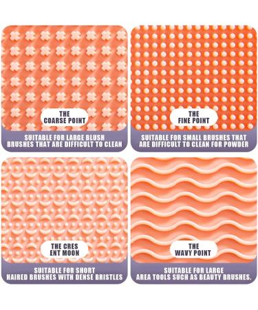 Esncddym Makeup Brush Cleaning Mat Brushes Organizer Cleaning Mat Drying Holder - Portable Dustproof Cleaning Tool for Makeup Brushes Sponges Three Generations of Purple - Buy Online on GoSupps.com